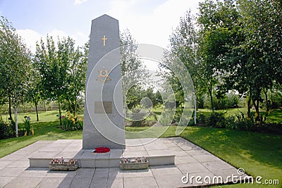 Burma Star Memorial. Editorial Stock Photo