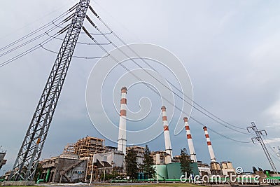 Thermal power plant Stock Photo