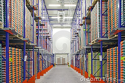 Large warehouse Stock Photo