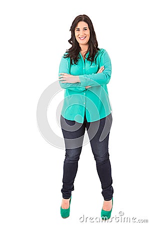 Large Woman Stock Photo