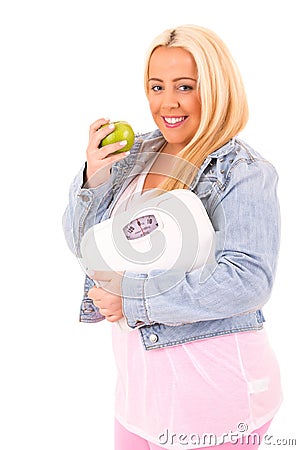 Large Woman Stock Photo