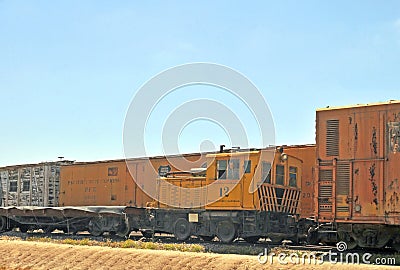 Large Yard Locomotive At Orange Empire Railroad Museum Editorial Stock Photo