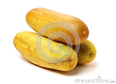 Large yellow cucumber, Stock Photo