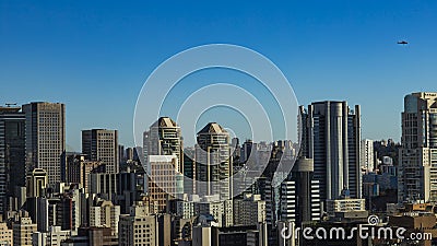 Largest cities in the world. City of Sao Paulo, Brazil. Stock Photo
