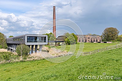 ir. D.F. Wouda Steam Pumping Station in Lemmer, Netherlands Editorial Stock Photo