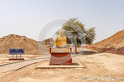 Larkana Mohenjo Daro Archaeological Site 22 Editorial Stock Photo