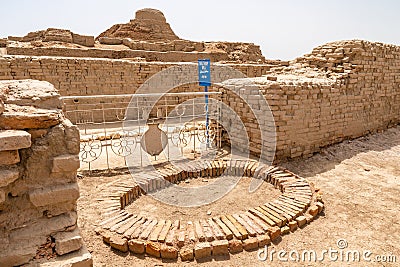 Larkana Mohenjo Daro Archaeological Site 53 Stock Photo
