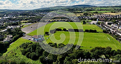 Larne Tec Old Boys Association Football Club Soccer County Antrim Northern Ireland Stock Photo