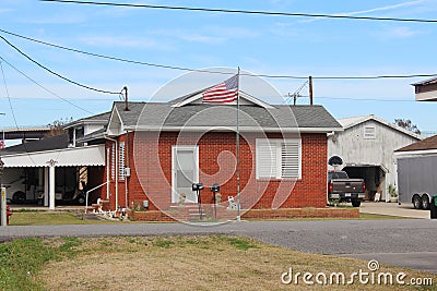 Larose, Louisiana House Stock Photo