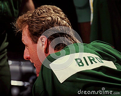 Larry Bird, Boston Celtics Editorial Stock Photo