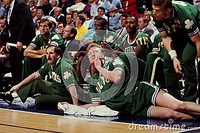 Larry Bird, Boston Celtics Editorial Stock Photo