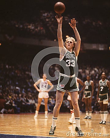 Larry Bird, Boston Celtics. Editorial Stock Photo