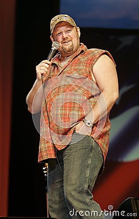 Larry The Cable Guy Performs Editorial Stock Photo