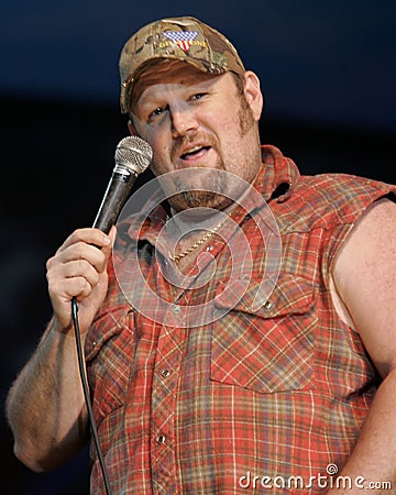 Larry The Cable Guy Performs Editorial Stock Photo