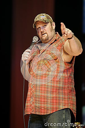 Larry The Cable Guy Performs Editorial Stock Photo