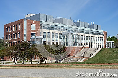 Larry K. Monteith Engineering Research Center on the North Carolina State University NCSU Centennial Campus Editorial Stock Photo