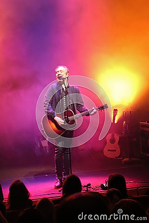 Lars WinnerbÃ¤ck - swedish singer and songwriter Editorial Stock Photo