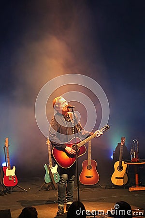 Lars WinnerbÃ¤ck - swedish singer and songwriter Editorial Stock Photo