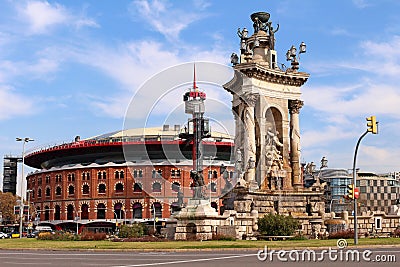 Las Arenas Shopping Mall - Barcelona, Spain Editorial Stock Photo