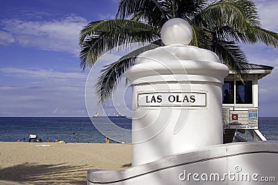 Las Olas Beach Stock Photo