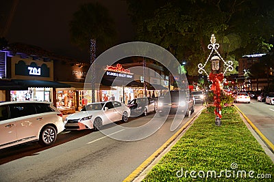 Las Olas Boulevard, Fort Lauderdale, Florida Editorial Stock Photo
