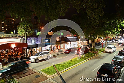 Las Olas Boulevard, Fort Lauderdale, Florida Editorial Stock Photo