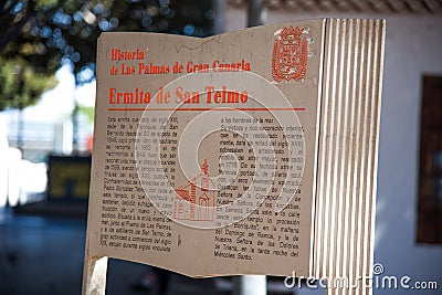 Ermita de San Telmo Chapel Editorial Stock Photo