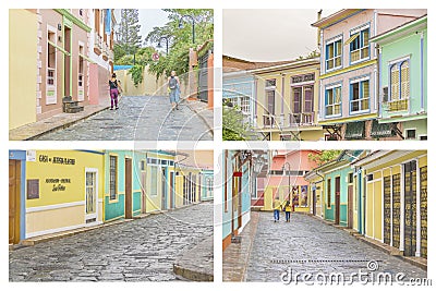 Las Penas Guayaquil Ecuador Photo Set Editorial Stock Photo