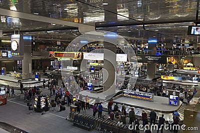 McCarran International Airport in Las Vegas, NV on Apri 01, 2013 Editorial Stock Photo