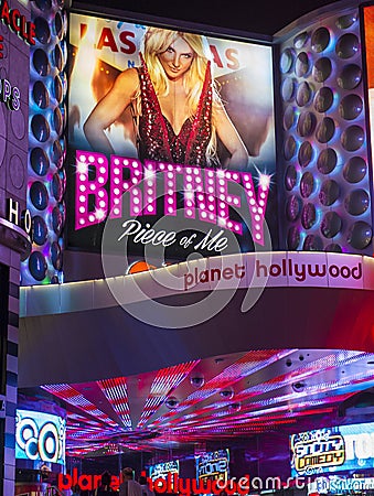 Las Vegas , britney Spears Editorial Stock Photo