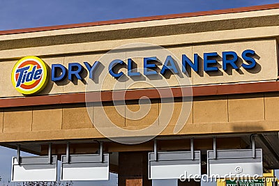 Las Vegas - Circa December 2016: Tide Dry Cleaners Laundry Location. Tide has created a professional dry cleaning service I Editorial Stock Photo