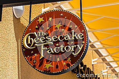 Las Vegas - Circa July 2017: The Cheesecake Factory Casual Restaurant Location II Editorial Stock Photo