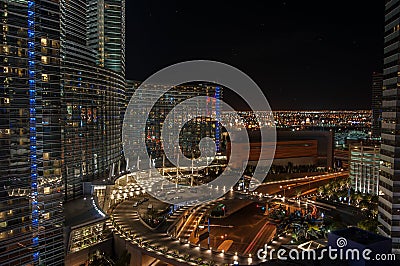 Las Vegas Cityscape Stock Photo