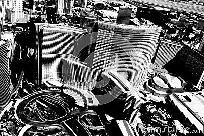 Las Vegas cityscape Editorial Stock Photo