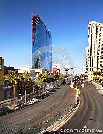 Las Vegas, Elara Hilton Grand Vacation, Planet Hollywood Hotel Casino, Nevada Editorial Stock Photo