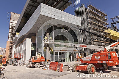 The Linq Entertainment complex in Las Vegas, NV on February 22, Editorial Stock Photo