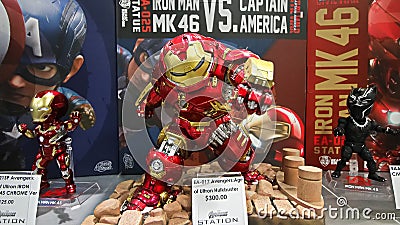 Avengers Age of Ultron Hulk buster figure Editorial Stock Photo