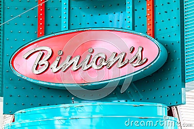 LAS VEGAS, NEVADA - August 22nd, 2016: Binion's Horseshoe Casino Editorial Stock Photo