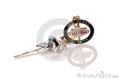 Las Vegas Nevada Keychain Editorial Stock Photo