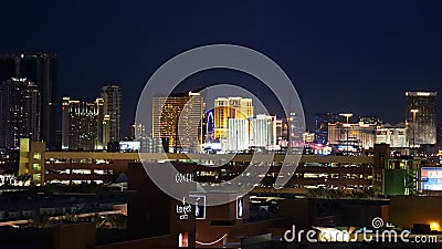 Las Vegas, Nevada Strip and Premium Outlets Editorial Stock Photo