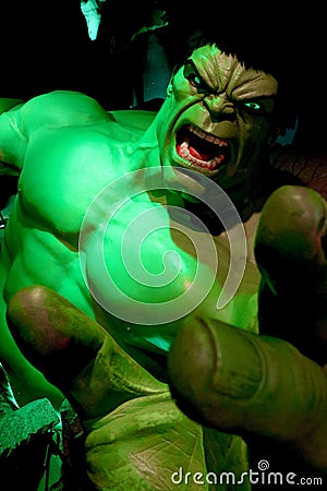 Hulk giant model Editorial Stock Photo