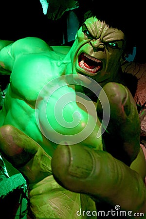 Hulk giant model Editorial Stock Photo