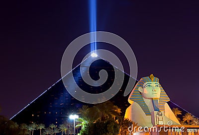 Las Vegas at night Editorial Stock Photo