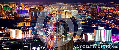 Las Vegas at night Editorial Stock Photo