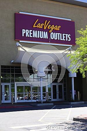 Las Vegas Premium Outlets Editorial Stock Photo