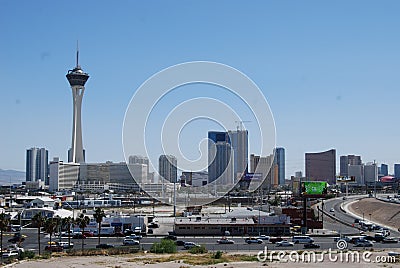 Las Vegas Premium Outlets North, metropolitan area, city, urban area, skyline Editorial Stock Photo