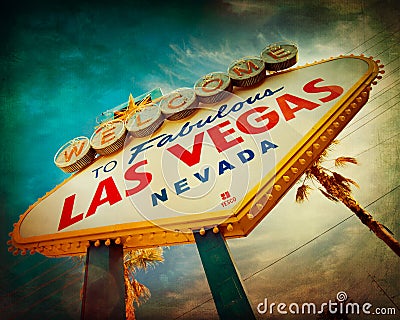 Las Vegas Sign Stock Photo