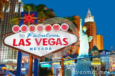 Las Vegas Sign Stock Photo