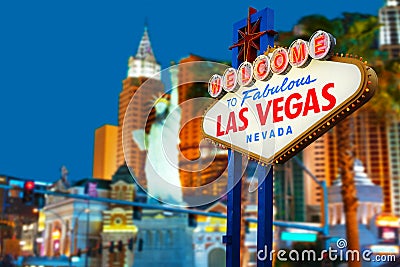 Las Vegas Sign Editorial Stock Photo