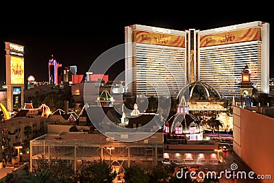 Las Vegas Skyline Editorial Stock Photo